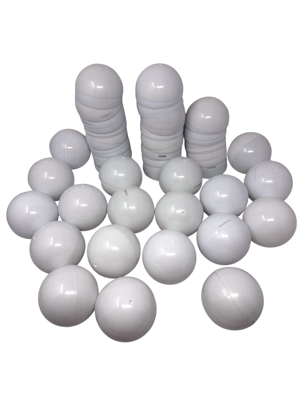Lot Of  40 Empty Zuru Mini Brands 5 Surprise White Capsules Balls